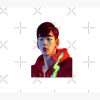 Lookism Kpop-Red Hoodie Semi-Realistic Illustration Tapestry Official Lookism Merch