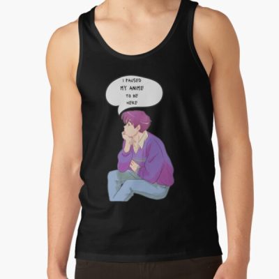 Lookism- I Paused My Anime 3 Tank Top Official Lookism Merch