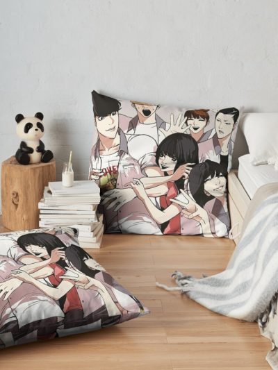 Lookism Merchandise Throw Pillow Official Lookism Merch