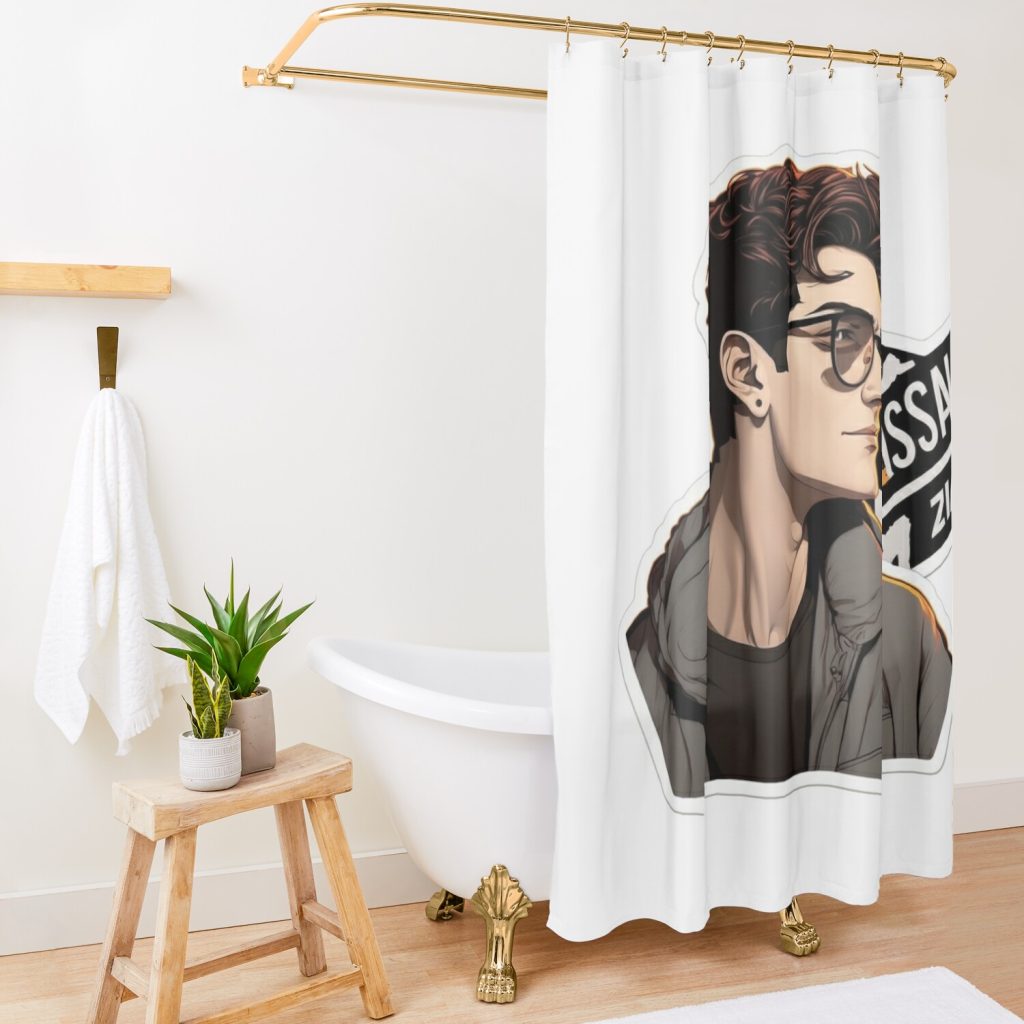 Mike Leach Lookism Lightweight Sweatshirt Jay Hong Shower Curtain Official Lookism Merch