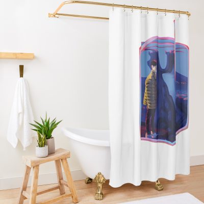 Lookism Kpop-Drink Frame Shower Curtain Official Lookism Merch