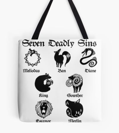 Copy Of Lookism; Seven Deadly Sins Tote Bag Official Cow Anime Merch