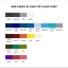 tank top color chart - Lookism Merch