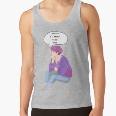 Hot Lookism  I Paused My Anime 3 Tank Top