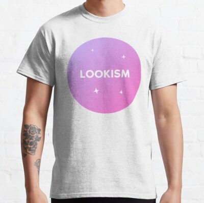 New Lookism  On Pink Background T-shirt