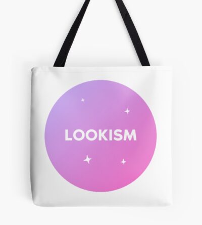 Lookism  On Pink Background Tote Bag