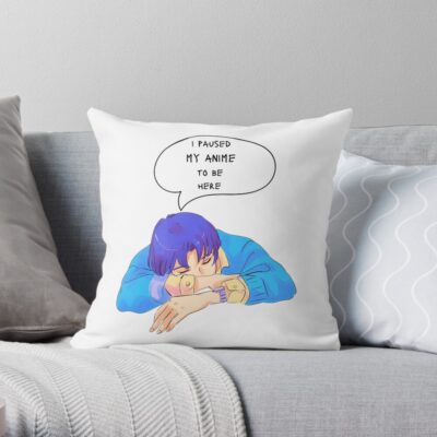 New Design Lookism  I Paused My Anime Throw Pillow