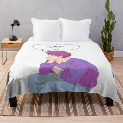 Lookism  I Paused My Anime Unique 3 Throw Blanket