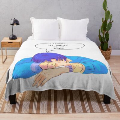 New Design Lookism  I Paused My Anime Throw Blanket