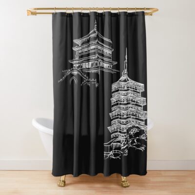 Hot Manhwa Lookism  Shower Curtain